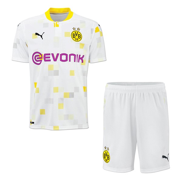 Maillot Football Borussia Dortmund Third Enfant 2020-21 Blanc
